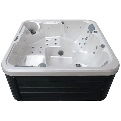 Entspannen und genießen Sie das Rechteckige Whirlpool mit einem Ozon-Generator, einem Filter, einem Unterwasser-Licht für die Familie.