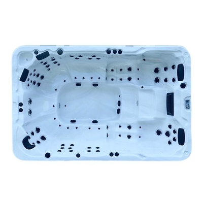 Luxus8 Sitzbalboa-Acrylstrudel-Schwimmen-Badekurort-Massage-im Freien endloser Swimmingpool