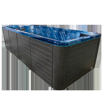 5 Meter neuer Entwurfs-Acryl-endloser Swimmingpool-Schwimmen-Badekurort-im Freien heiße Wannen-