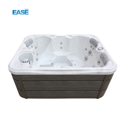 1 Lounge 2 Sitzplätze Weißes Außenbad Whirlpool Massage Whirlpool