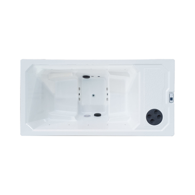 2 Personen Acryl-Rechteck Eisbad Athleten Therapie Kalttauchen mit Chiller