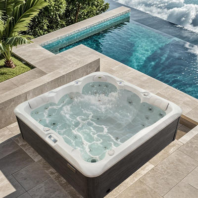 American Aristech Acrylic Hydrotherapy 5-Personen-Whirlpool mit Balboa-Steuerungssystem