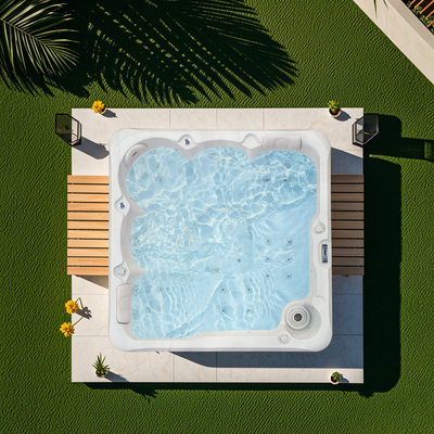 American Aristech Acrylic Hydrotherapy 5-Personen-Whirlpool mit Balboa-Steuerungssystem