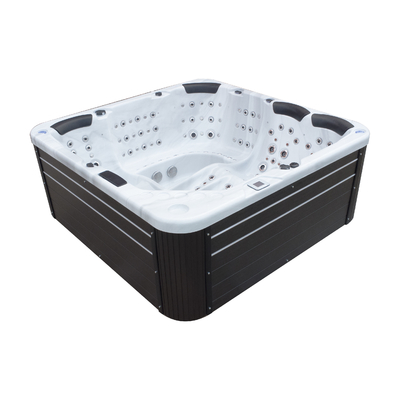 Hydrotherapie im Freien Spa Pool Luftstrahlen Massage Whirlpool Whirlpools mit LED-Licht