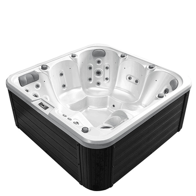 Outdoor Acrylic Whirlpool Spa kundenspezifisches Jacuzzi Outdoor Spa für 6 Personen Massage Spa Whirlpool mit Led-Licht