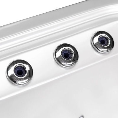 Outdoor Acrylic Whirlpool Spa kundenspezifisches Jacuzzi Outdoor Spa für 6 Personen Massage Spa Whirlpool mit Led-Licht
