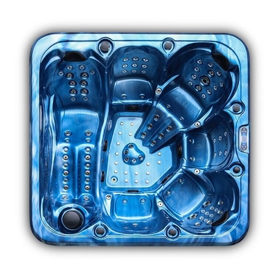 Luxus 6 Personen Whirlpools für den Außenbereich Akryl Spa-Pools mit Massage-Funktion Schwimmbad für die Familie