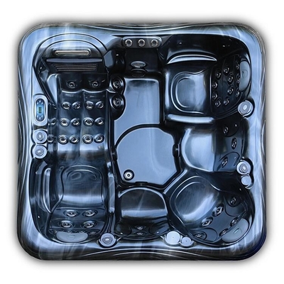 5 Personen Hydrotherapie-Pool für Outdoor Spa Whirlpools mit Luftstrahlen Jacuzzi Luxus-Spa-Whirlpools für Villa