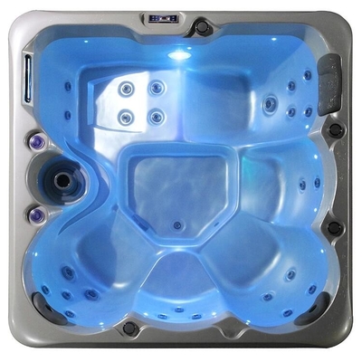 Luxuriöser Whirlpool für 5 Personen mit Whirlpool Massage Acrylbad mit Bluetooth-Lautsprecher