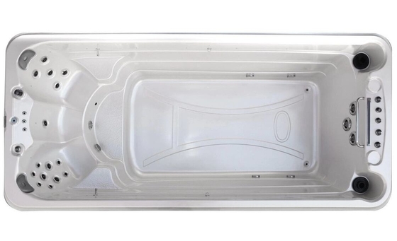 Freistehendes Schwimmbad für den Garten 5 Meter Endloses Schwimmbad Whirlpool mit Massagefunktion