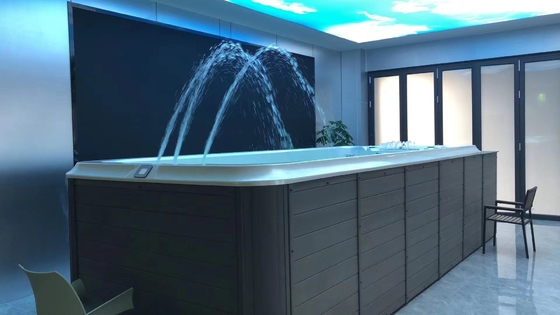 Freistehendes Schwimmbad für den Garten 5 Meter Endloses Schwimmbad Whirlpool mit Massagefunktion