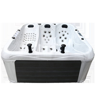 Luxus-Garten-Whirlpool für 4 Personen Erwachsene Acryl-Spas Bad Whirlpool mit Massage-Funktion für den Außenbereich