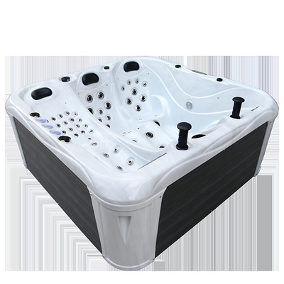 Luxus-Garten-Whirlpool für 4 Personen Erwachsene Acryl-Spas Bad Whirlpool mit Massage-Funktion für den Außenbereich