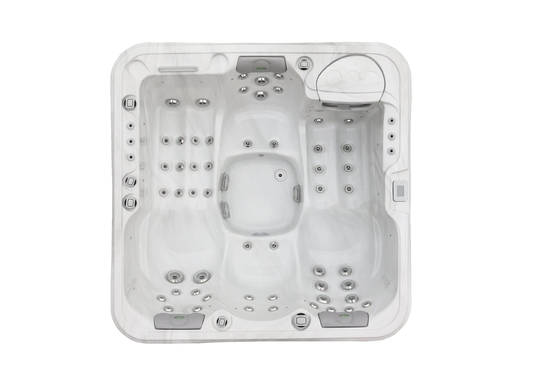 Acryl-Bad mit Druckentlastung Whirlpool Spabad mit LED-Licht