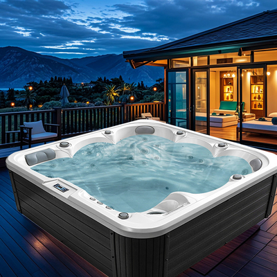 Außen Acryl Hydro Spa Bad Zuhause Entspannung Sauna Dampfbad