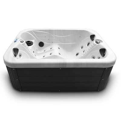 Acryl-Whirlpool für 2 Personen, Whirlpool, Massage, Garten-Whirlpool mit LED-Leuchten