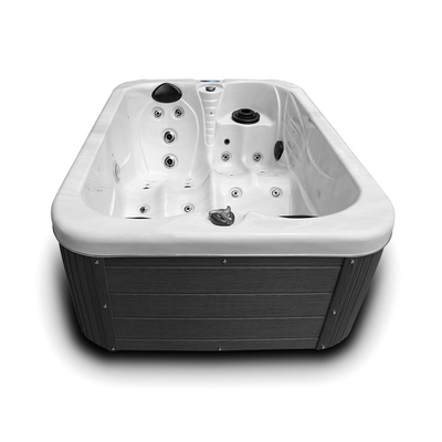 Acryl-Whirlpool für 2 Personen, Whirlpool, Massage, Garten-Whirlpool mit LED-Leuchten