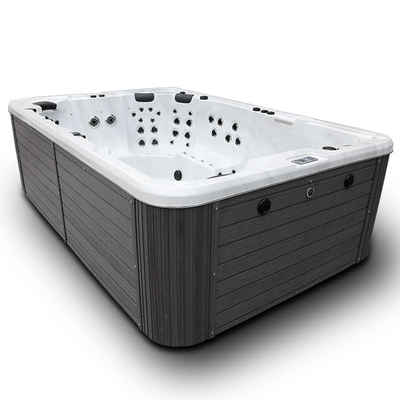 Luxus8 Sitzbalboa-Acrylstrudel-Schwimmen-Badekurort-Massage-im Freien endloser Swimmingpool