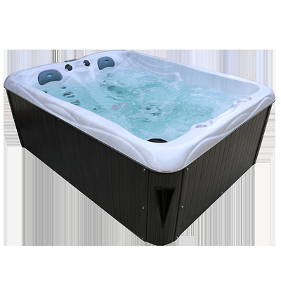 2 heiße Wannen-Strudel-Massage-acrylsauerbadewannen-Badekurorte Launges im Freien