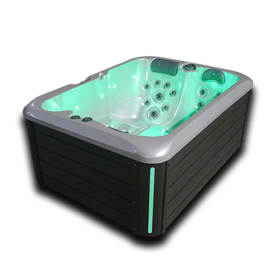 Acrylsauerbadewannen-Luft-Jets im Freien massieren heiße Wannen-Wasserfall-Badekurort-Strudel