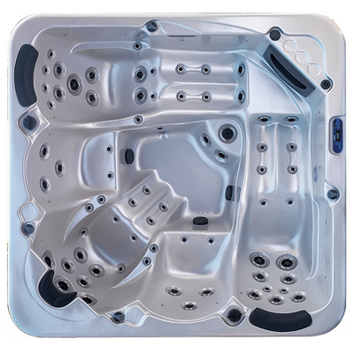 6 Personen-Luft-Jet Whirlpool Massage Outdoor Hot-Wanne mit Hydrotherapie-Pumpe