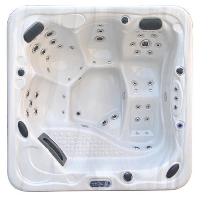 Personen-Massage-Badewannen-Acrylbadekurort-heiße Wannen des Landhaus-6 mit Ozonator