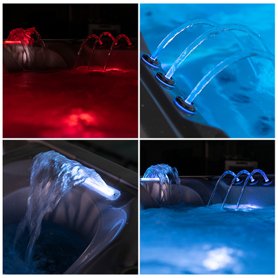 Amerikanische Luft-Jet-Strudel-Massage-heiße Wannen-acrylsauerbadewanne im Freien