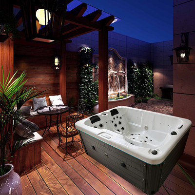 Whirlpool-Außen-Spa-Badewannen, Hinterhof-Pool für Whirlpool, Whirlpool, 3 Personen