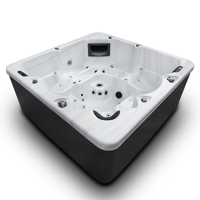 5 Menschen große Größen-Acrylhydromassage-Badewannen-heiße Wannen-Badekurort mit Luftblase-Düsen