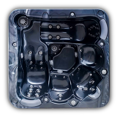 3 Sitzplätze 2 Liegestühle 380 kg American Aristech Whirlpool mit Hydrotherapie für Spa-Erholung zu Hause