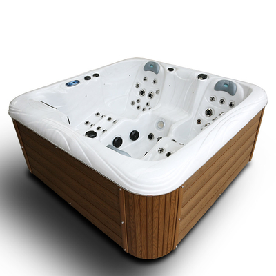 Außen-Jacuzzi Acryl Massage Spa Bad für 4 Personen für entspannende Hydrotherapie