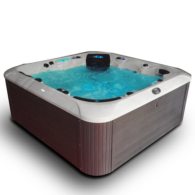 6 Personen-Luft-Jet Whirlpool Massage Outdoor Hot-Wanne mit Hydrotherapie-Pumpe