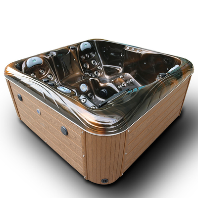 4 Personen Outdoor Spa Whirlpool Hinterhof Swim Spa Whirlpool Massage für Whirlpool