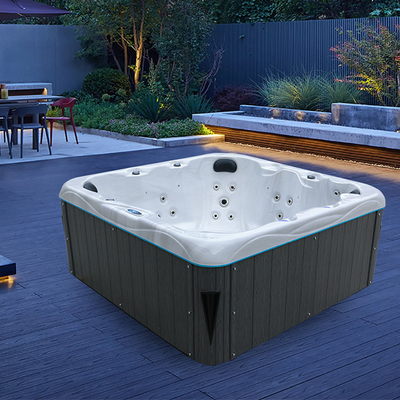 Balboa-Kontrollsystem-Acryl6 Personen-heiße Wannen-Strudel-Massage-Badekurort im Freien