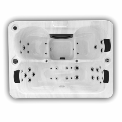 Whirlpool-Außen-Spa-Badewannen, Hinterhof-Pool für Whirlpool, Whirlpool, 3 Personen