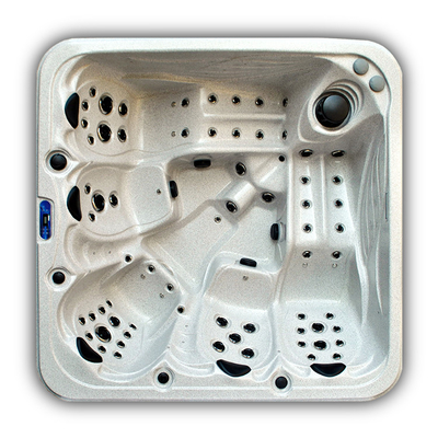 5 Personen-Schaum-mit hoher Dichte Luxusfluss-Filter-System-Massage-heiße Wannen-Badekurort-Wanne