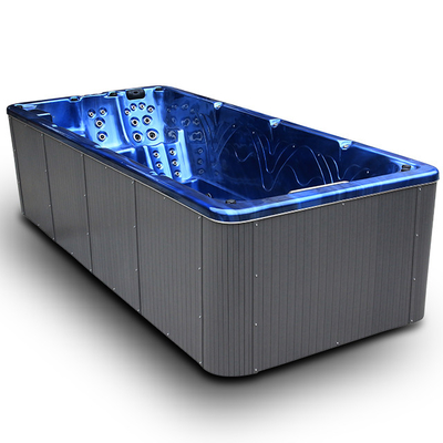 Luxus8 Personen-Acrylstrudel-endloses Schwimmen-Pool-Massage-Schwimmen-Badekurorte im Freien