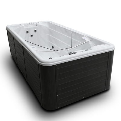 Luxusendloses Schwimmen-acrylsauerpool-Strudel-Massage-Schwimmen-Badekurort im Freien