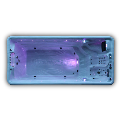 Luxusendloses Schwimmen-acrylsauerpool-Strudel-Massage-Schwimmen-Badekurort im Freien
