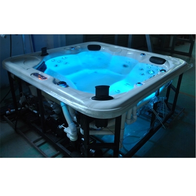 Personen-Massage-Badewannen-Acrylbadekurort-heiße Wannen des Landhaus-6 mit Ozonator