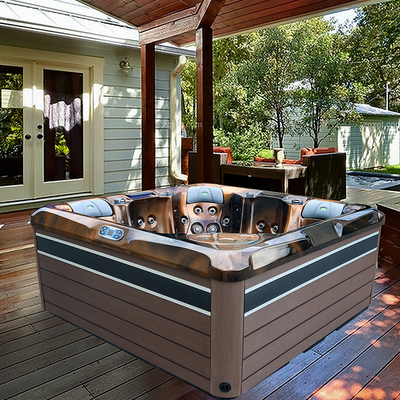 Aromatherapie Massage-Jets Whirlpool Outdoor Spa Whirlpool für 5 Personen Jacuzzi Spa-Whirlpool