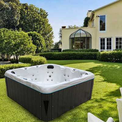 Multi Funktion führte hellen Acrylbadekurort-Massage-heiße Wannen-Badekurort im Freien für 7 Menschen