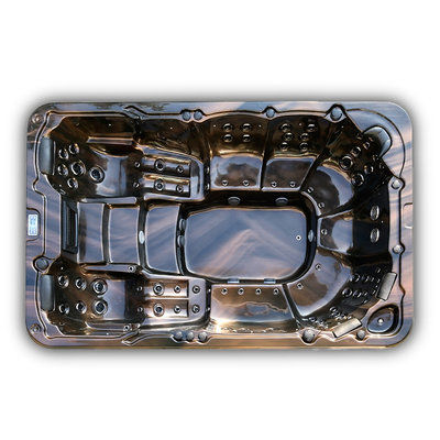 USA-Acryl Shell Copper 6-10 Babys schwimmen außerhalb des Pool-Schwimmen-Badekurortes