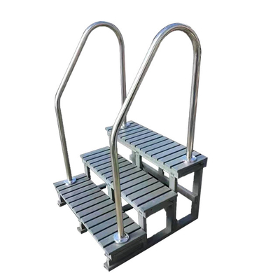 Swimmingpool-Pool-Leiter-Badewannen-Schritt-Treppe im Freien mit Armlehnen-Unterstützung