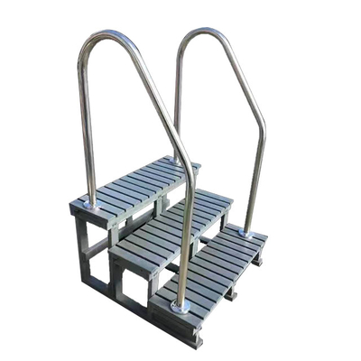 Swimmingpool-Pool-Leiter-Badewannen-Schritt-Treppe im Freien mit Armlehnen-Unterstützung