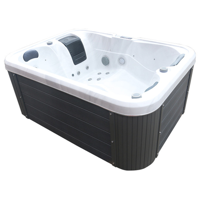 Acrylsauerstrudel-Massage-im Freien heiße Wanne mit Unterwasser-LED-Licht