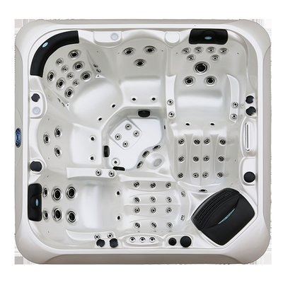 M-780D 5 Personen-heiße Wannen-Acryl-weißer Marmorbalboa-Kontrollsystem-Massage-Badewannen-Strudel