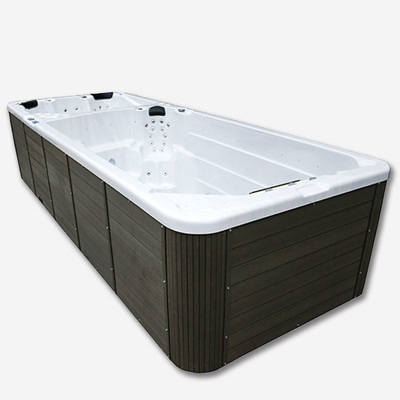 Schwimmen-Badekurort-gutes Schwimmen-Pool-Behälter-endloses Pool-Acrylfiberglas-Schwimmen-Badekurort-Pool-Swimmingpool im Freien