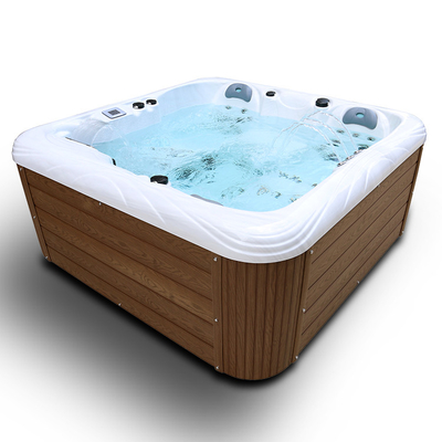 4 Sitztränkende heiße Wannen-Badekurort-Badewanne im Freien mit drahtlosem Bluetooth
