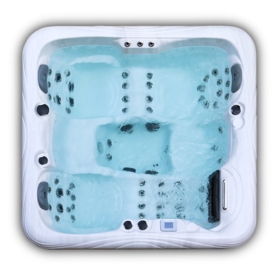 4 Sitztränkende heiße Wannen-Badekurort-Badewanne im Freien mit drahtlosem Bluetooth